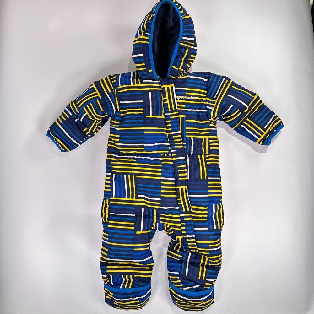 Columbia Baby Duck Down Snow Suit Hooded 12 18 Months - Picture 2 of 12